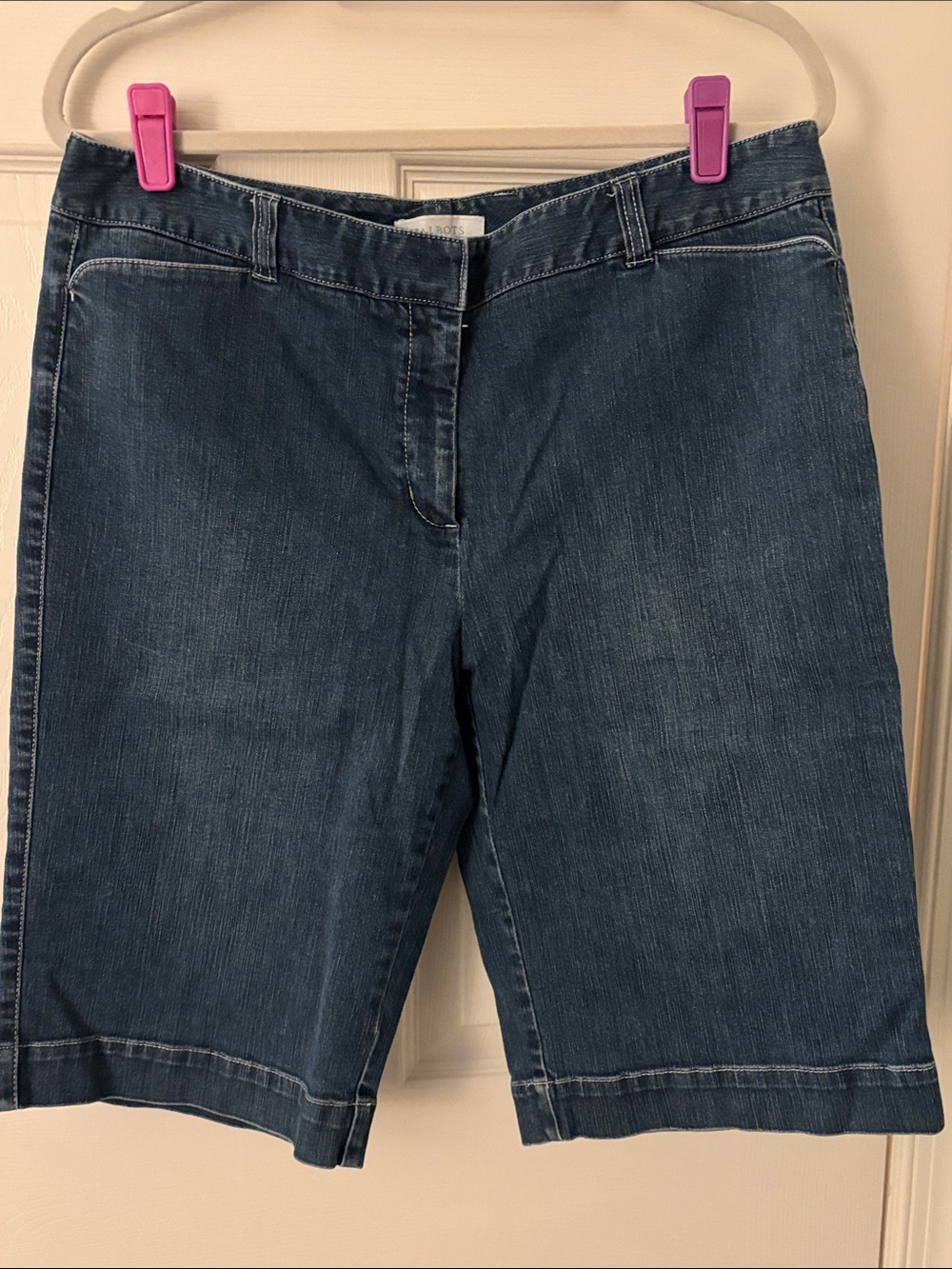 Talbots Blue Denim Jean Shorts 14
